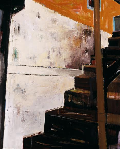 Green-brow Stairs, 48” x 40”, Oil on canvas