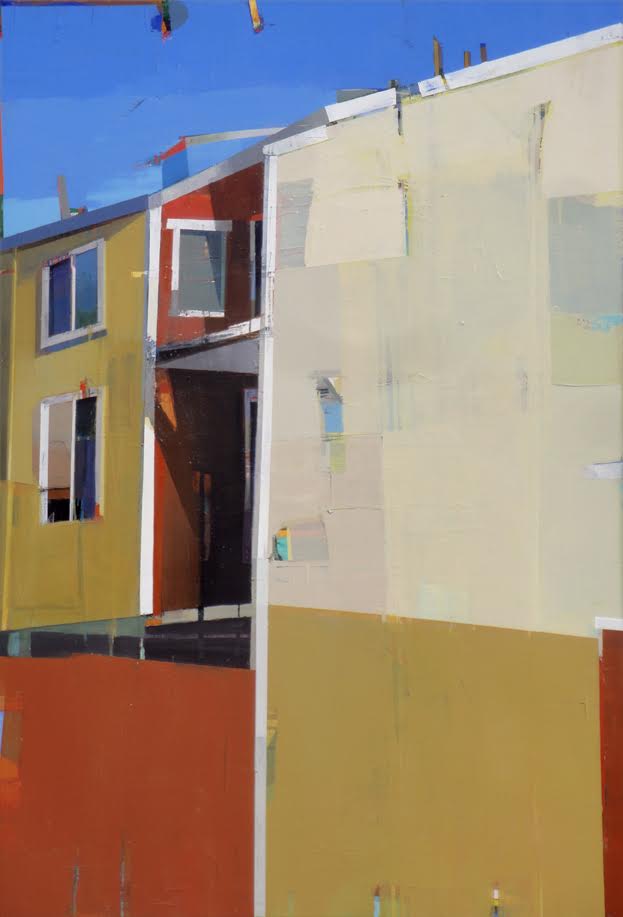 Neighborhood # 2, 72” x 50”, Oil on canvas