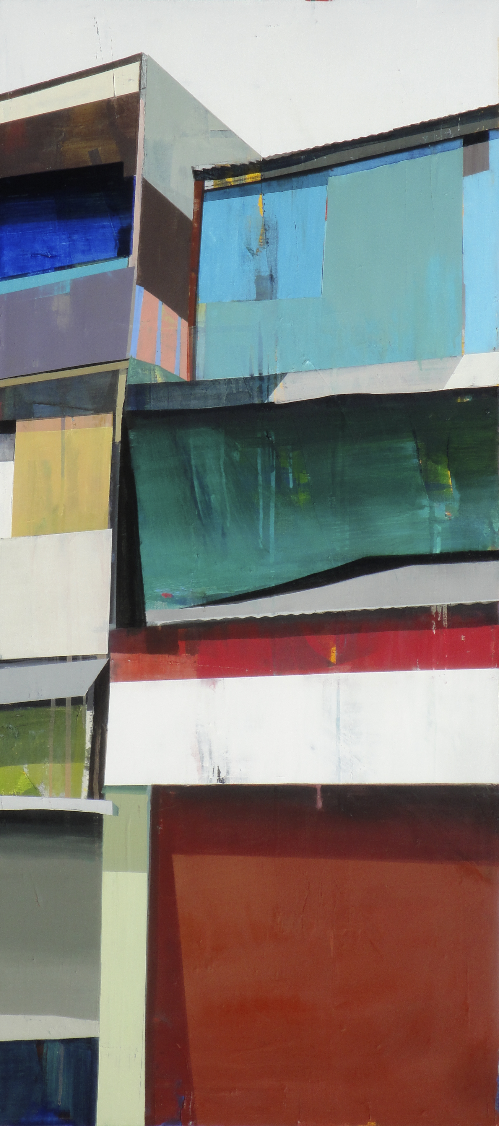 Storefront # 4, 60” x 27”, Oil on canvas 2015